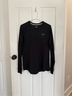Under Armour Men’s Black Long-Sleeve Waffle Athletic Tee
